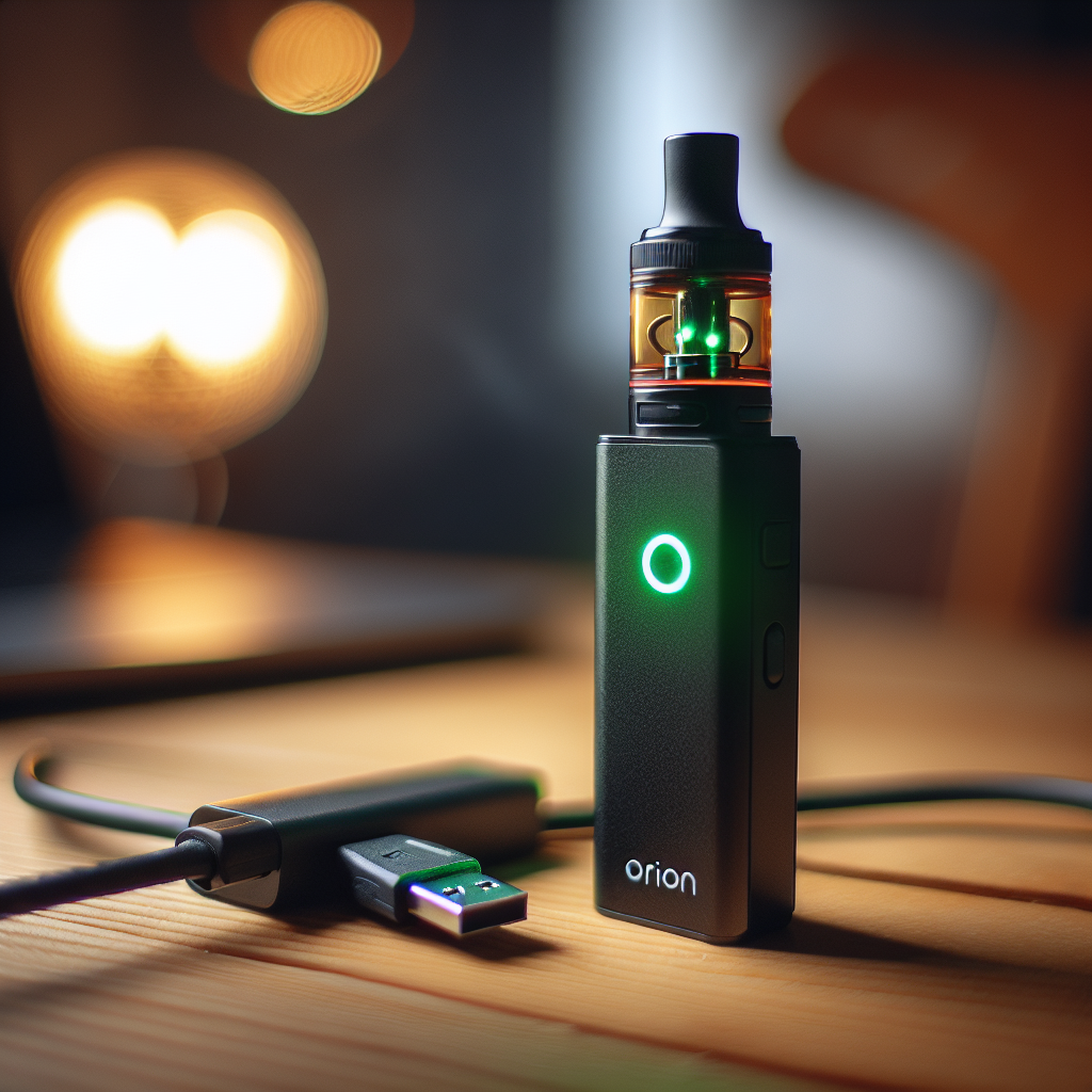 how do i know when my orion vape is charged